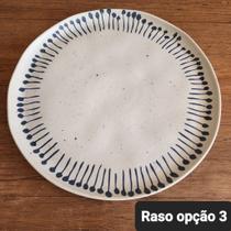 Linha Essências Azul Porto Brasil - Pratos raso/fundo/sobremesa