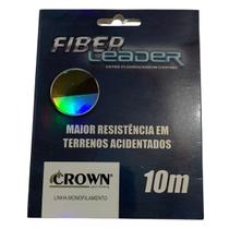 Linha Fiber Leader Chicote Crown Lider 10m Medidas Pesca