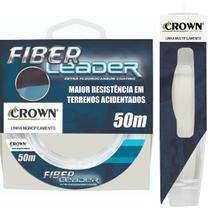 Linha Fiber Leader Fluocarbon Crown Lider 0,31mm 14LB 50M