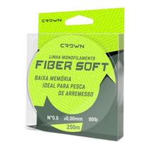Linha fiber soft green 250mt
