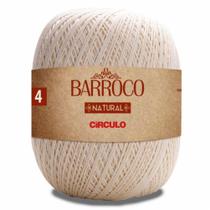 Linha Fio Cordão Barbante Barroco Natural Círculo Nº4 - 700G