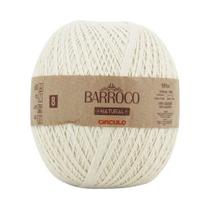 Linha Fio Cordão Barbante Barroco Natural Círculo Nº8 - 700g - Mandala Equipamentos