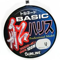 Linha Fluorocarbon Sunline Basic Harisu 03.5 17lb (0,31mm-100m)