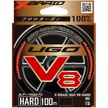 Linha Fluorocarbon XBraid Ugo V8 Hard 20lb (0,37mm - 100m) Linha Fluorocarbon XBraid Ugo V8 Hard 20lb (0,37mm - 100m)