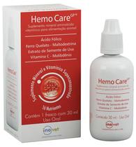 Linha Hemocare Inovet 15ml 30ml 100ml Green 30cps Deficiencia Ferro Destutricao Falta Apetite