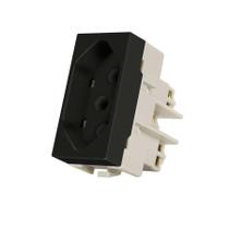 Linha Infiniti Tomada 2P+T 10A 250V~ Ebony - Kit 10 Un Linha Infiniti Tomada 2P+T 10A 250V~ Ebony - Kit 10 Un