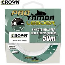 Linha Leader Crown Pro Tamba Fluorcarbon 50m