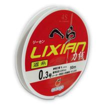 Linha Lider Orange Lixian 4S - Red - 2.5Lb - 0.117Mm - 50M