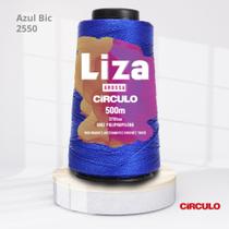 Linha Liza Grossa Circulo 500mt COR Azul Bic 2550 (500m)