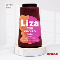 Linha Liza Grossa Circulo 500mt COR Bordô 3794 (500m)