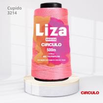 Linha Liza Grossa Circulo 500mt COR Cupido 3214 (500m)