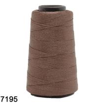 Linha liza grossa cor 7195 castanho claro