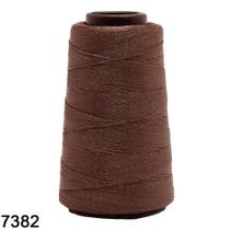 Linha liza grossa cor 7382 chocolate