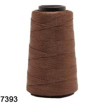 Linha liza grossa cor 7393 raíz marrom