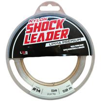 Linha Lumis Shock Leader Invisível na Água Para Pesca Esportiva Resistente e Maleável Várias Bitolas Lançamento