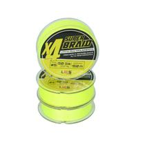 Linha lumis super braid multifilamento 4x amarela 150m Linha lumis super braid multifilamento 4x amarela 150m