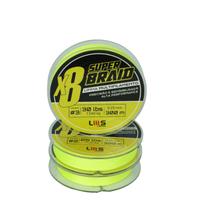 Linha lumis super braid multifilamento 8x amarela 150m