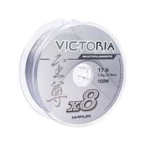 Linha maruri mult victoria 8x 0.40m cinza 100mt