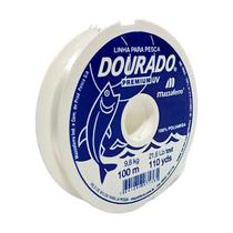 Linha Mazzaferro Dourado Premium UV Nylon Poliamida Branco 0.60mm 100m