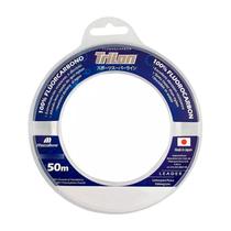 Linha Mazzaferro Trilon Leader 100% Fluorcarbono Nylon 0,40mm 30,9Lb 14Kg 50m