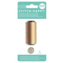 Linha Metálica Dourada para Costura Papel e Tecido Stitch Happy We R