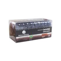 Linha mono aqualine invis. 0,37mm/100m/29,8lb- 10p prata