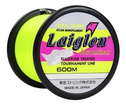 Linha Monof. Laiglon Amarela 0,40Mm 25Lb 600M Marine Sports