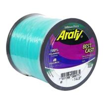 Linha Monofilamento Araty Best Cast 1/4 Lb - Mazzaferro Verde 0,30mm - 1400 mts