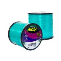 Linha Monofilamento Araty Best Cast 1/4 Lb - Mazzaferro Verde 0,35mm - 1035 mts Linha Monofilamento Araty Best Cast 1/4 Lb - Mazzaferro Verde 0,35mm - 1035 mts