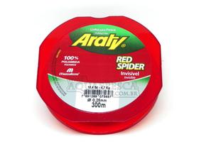 Linha Monofilamento Araty Mazzaferro Red Spider 0,25mm 300m