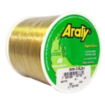 Linha Monofilamento Araty Superflex 1/4 LB Ouro Mazzaferro 1740mts - 0,25mm