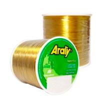 Linha Monofilamento Araty Superflex 1/4 LB Ouro Mazzaferro
