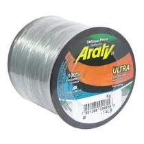 Linha Monofilamento Araty Ultra 1/4 Lb Mazzaferro Prata 0,40mm - 790 mts