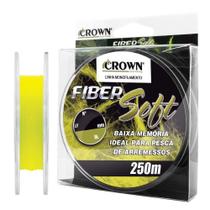 Linha Monofilamento Crown Fiber Soft 0,40mm 32lb/14,49kg - 250 Metros