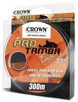 Linha Monofilamento Crown Pro Tamba Soft Orange 0,33mm 22lb/10kg - 300 Metros