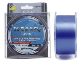 Linha Monofilamento Dura New Soft 0,33mm 300m Amarela Azul Green