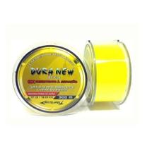 Linha Monofilamento Dura New Soft 0,33mm 300m Amarela Azul Green