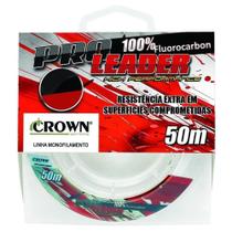 Linha Monofilamento Fluorcarbon Pro Leader 50mts - Crown 0,33mm
