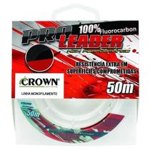Linha Monofilamento Fluorcarbon Pro Leader 50mts - Crown 0,70mm Linha Monofilamento Fluorcarbon Pro Leader 50mts - Crown 0,70mm