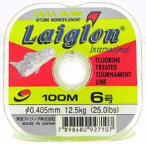 Linha Monofilamento Laiglon 0,50mm 38lbs/19,0kg - 100 Metros