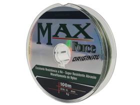Linha Monofilamento Maruri Max Force Original Verde 0,52mm 54lbs/25kg - 100 Metros