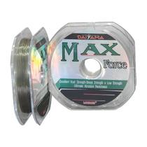 Linha Monofilamento Max Force (10) 0,52mm 54lbs 100m - Maruri