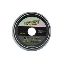 Linha Monofilamento Max Force Soft Branco 100M - Maruri