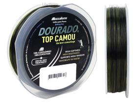 Linha Monofilamento Mazzaferro Dourado Top Camou 0.45mm (27,8lb/12,6kg) Camuflada - 300 Metros Linha Monofilamento Mazzaferro Dourado Top Camou 0.45mm (27,8lb/12,6kg) Camuflada - 300 Metros