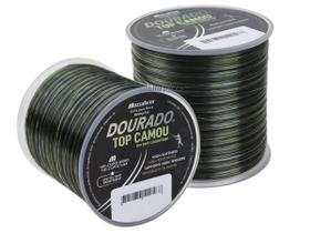 Linha Monofilamento Mazzaferro Dourado Top Camou Camuflada - Várias Espessuras