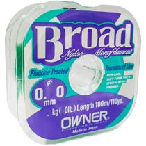 Linha Monofilamento Owner Broad 1.6lb Verde (0.08mm-100m)