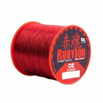 Linha Monofilamento Rubylon Vermelha 600m 0.40mm 28lb
