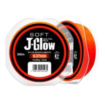 Linha Monofilamento Soft J Glow 0,37mm 23lb 300m Pesqueiro