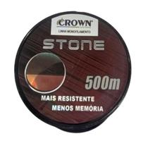 Linha Monofilamento Stone 0,26mm 500mts - Crown Linha Monofilamento Stone 0,26mm 500mts - Crown