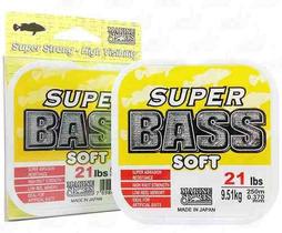 Linha Monofilamento Super Bass 0,33mm 17lb/7,70kg - 250 Metros - Marine Sports